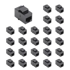 10/25 Pack CAT6 RJ45 Keystone Coupler, Cat6 Keystone Jack Female to Female picture