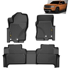 Smartliner Floor Liners Front/2nd Row 2022-2025 Nissan Frontier Crew Cab USA picture