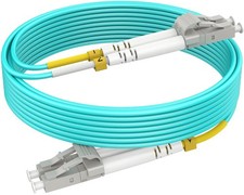 RamboCables-OM3 Multimode Fiber Patch Cables LC to LC MM, 200ft/61m picture