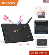 XPPen Updated Deco Mini7 V2 Drawing Tablet-16384 Levels of Pressure Battery-F... picture