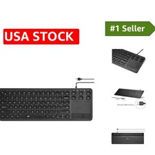 Multi-Functional 15-Inch USB Keyboard with Touchpad - Ergonomic & Slim Design picture