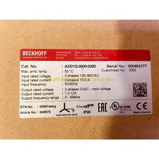 1PC Brand new AX5112-0000-0200 Beckhoff Servo drive Via DHL or FedEX picture