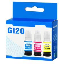 Compatible GI-20 Ink Refills for Canon G5020, G6020, G7020 – CMY 3-Pack, 210ml picture