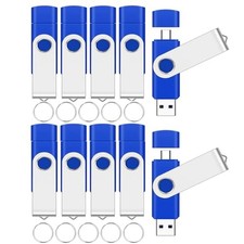 EASTBULL 16GB USB2.0 & Type-C Flash Drives 10 Pack Dual Flash Drive Bulk picture