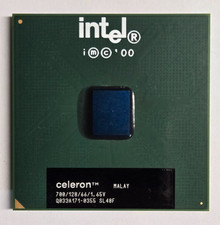 Vintage Intel Celeron 700/128/66 SL48F CPU picture
