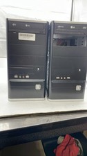 Micro ATX Mid Tower Custom Desktop PC Computer For Parts Lot of 2 picture