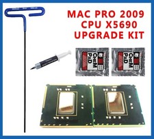 Pair Delidded Intel Xeon 3.46GHz X5690 IHS Removed 2009 4,1 Mac Pro Upgrade Kit picture