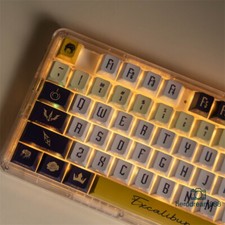 Fate Grand Order Altria Saber Keycaps PBT Cherry 124 Keys For Cherry MX Keyboard picture
