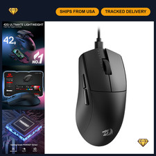 Ultra-Light Wired Gaming Mouse 12,400 DPI, 5 Programmable Buttons, Ergonomic Des picture