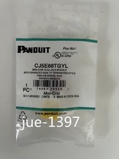 Panduit CAT5e Network Module CJ5E88TGYL BOX OF 50.  for DHL/fedex picture