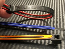Cable Ties Reusable GRIPLOCKTIES 5 INCH BLUE PACK of 40  (GLT1705BKBUHB40) picture