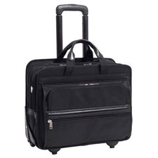 McKlein FRANKLIN | 17” Nylon Patented Detachable -Wheeled Laptop Briefcase picture