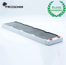 FreezeMod 120mm 240mm 360mm 480mm White Copper Radiator G1/4 PC Water Cooling ?? picture
