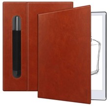 Kuroko Slim Lightweight Book Folios Leather Case Cover for Remarkable 2 (Brown) picture
