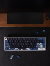 GMK Copy Black Coral Sea Keycap Cherry Profile PBT 78pcs/set picture