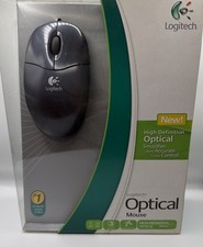 Logitech 931643-0403 Optical Mouse Computer Desktop Laptop Wired 2006 USB PS/2 picture
