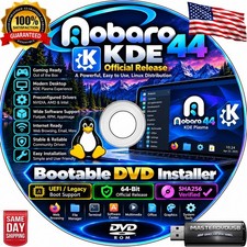Nobara 44 KDE Bootable USB Installer | UEFI/Legacy | 64-Bit | SHA256 Verified picture