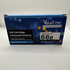 ValueToner 68e Ink Cartridges 2 Pack Black Color High Yield HP Compatible picture