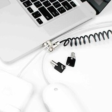 Compulocks CL15C Universal Coiled Lock Security Cable T-bar with Peripheral ~E~ picture