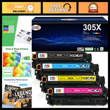 4 Pack Compatible Toner Cartridges for HP LaserJet Pro 400 Color 305A 305X picture