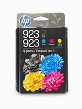 HP 923 Genuine Original Inkjet Ink Cartridge 4-Pack Black/Cyan/Magenta/Yellow picture