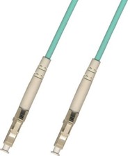 1M 10GB Multimode Simplex Fiber Optic Cable 50/125 LC Patch Cable Patch Cord picture