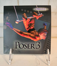 RARE Vintage 1998 Metacreations POSER 3 for MAC WINDOWS CDROM Design Animation picture