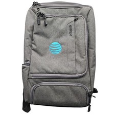 eBags Pro Slim Gray Laptop Backpack Slim Travel Tech Weekender Carry On Bag AT&T picture