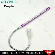USB 10 LED Light Keyboard Night Flexible Lamp for Reading Notebook PC Laptop 1X picture