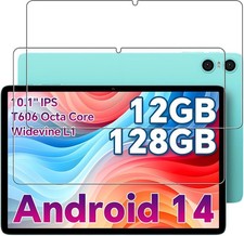 2 Pack Screen Protector for Odea A10 Android 14 2024 New Tablet 10 Inch picture