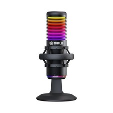 TOALLIN USB Condenser Microphone with RGB Lights for Podcasting Gaming Streaming picture