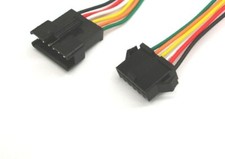 JST-SM 2.5mm 6Pin LED Strip Computer Fan Housing Connector Plug Wire 30cm 3 Set picture