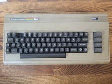 Commodore 64 Model C64 Breadbin Vintage Computer - READ Missing Key Untested  picture