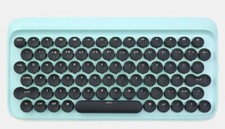 Lofree DOT EH112 Bluetooth Mechanical Keyboard Milk Turquoise Gateron Blue New picture