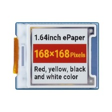 1.64inch E-Paper Module (G) Square E-ink 168 × 168 Red/Yellow/Black/White SPI picture