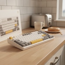 KN85 Wireless Mechanical Keyboard 75% Layout Tri-Mode Connectivity Hot-Swappable picture
