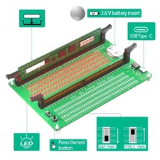 DDR5 RDIMM/UDIMM Memory Tester With Long Latches Desktop Computer DDR5 Memory picture