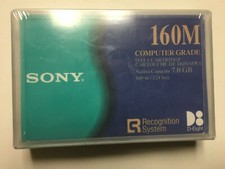 Lot of 3: Sony QGD160M 160M Computer Grade Data Cartridge - 7 GB - 524 ft picture