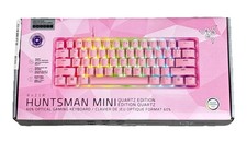 Razer Huntsman Mini 60% Clicky Optical Gaming Keyboard Quartz Pink New Sealed picture