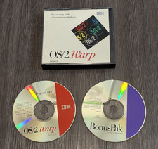 IBM OS/2 Warp Version 3 BonusPak and Software CD in Case picture