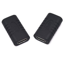2 PCS USB Type C Coupler USB 3.1 C Female To Female Extension Connector picture