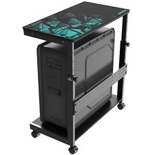 EUREKA ERGONOMIC Height Adjustable Computer Tower Stand, 2-Tier ATX-Case CPU ... picture