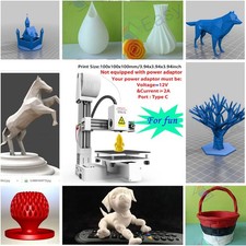 EasyThreed K10 3D Printer Mini Desktop Printing Machine For Kids 100x100x10 JSWW picture