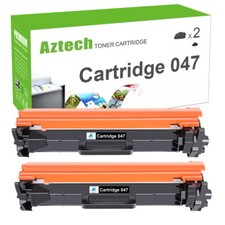 2 Pack Black CRG 047 Toner for Canon 047 ImageCLASS MF112 MF110 LBP113W LBP112 picture