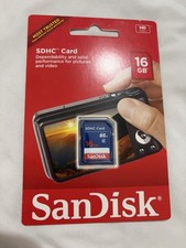 SanDisk 16GB Standard SD (SDHC) Card Class 4 SDSDB-016G-A46  picture