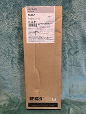 Genuine Epson Light Black Ink Cartridge T6367 Date: April 2026 picture