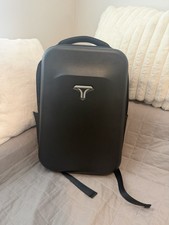 Tramora Laptop Backpack Bag Hard Shell Front Compartment Polyester Black Solid picture