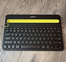 Logitech K480 Bluetooth Wireless Compact Keyboard QWERTY English Black/Yellow picture