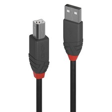 Lindy W128370404 809407 3M USB 2.0 Type A To B Cable Anthra Line ~E~ picture