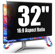 Magnetic 32 Inch Privacy Screen for Computer Monitor 16:9, Hanging, Blue Light B picture